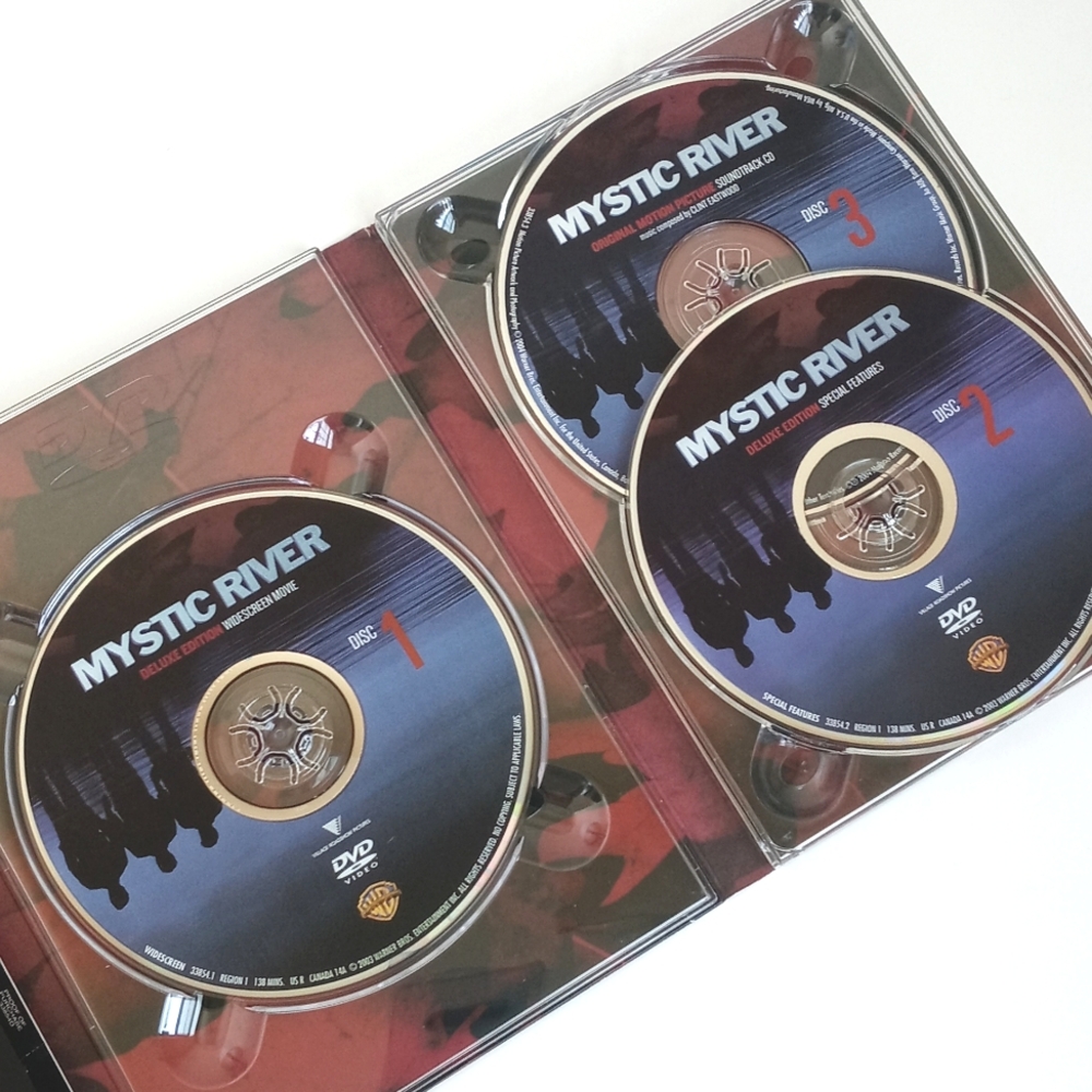 Mystic River 3 Disc DVD Deluxe Edition Soundtrack Sean Penn Clint Eastwood 2003 - Picture 2 of 15